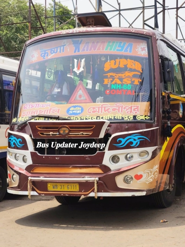 KRISHNA KANHAIAYA bus WB316111