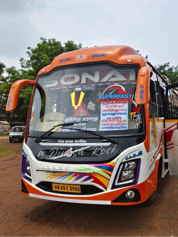 JOY BABA LOKENATH bus WB49C9966